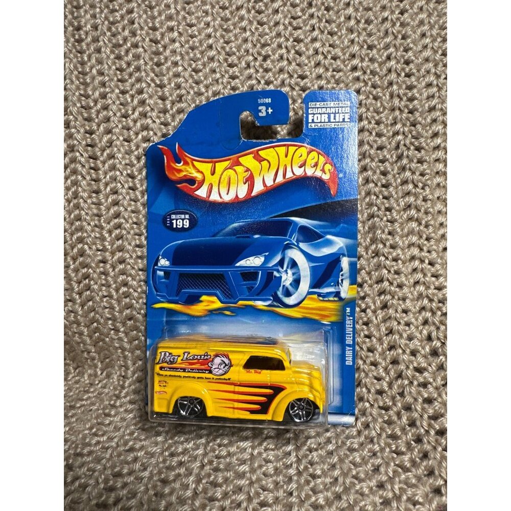 Hot Wheels 1999 First Editions Dairy Delivery Yellow Die-Cast Toy Car 199